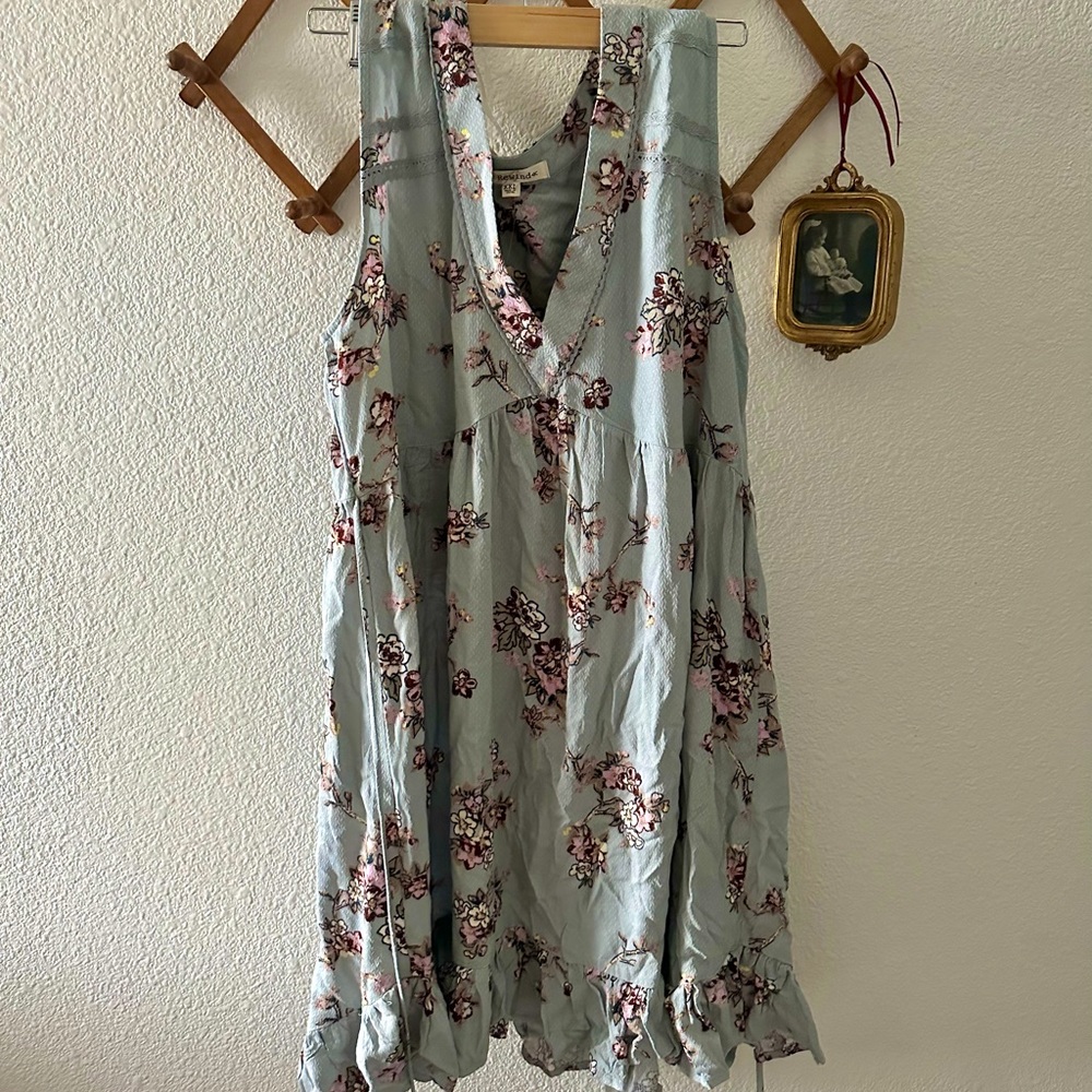 Rewind Tunic Floral sz XXL Blue